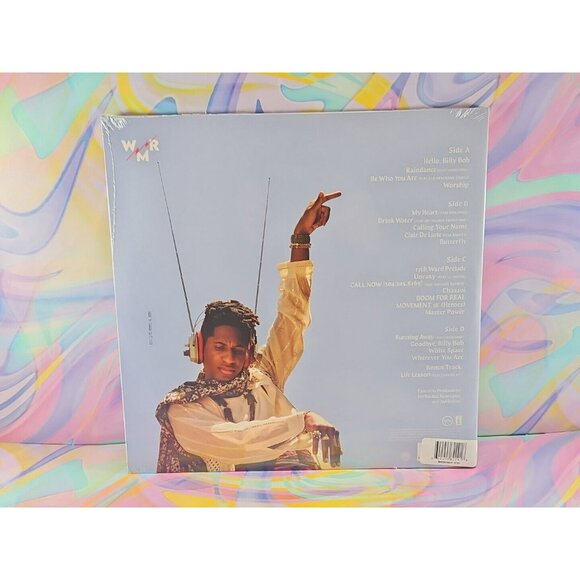 Jon Batiste - World Music Radio (Record, 2023) New Sealed 2xLP Canary Yellow - Picture 3 of 3